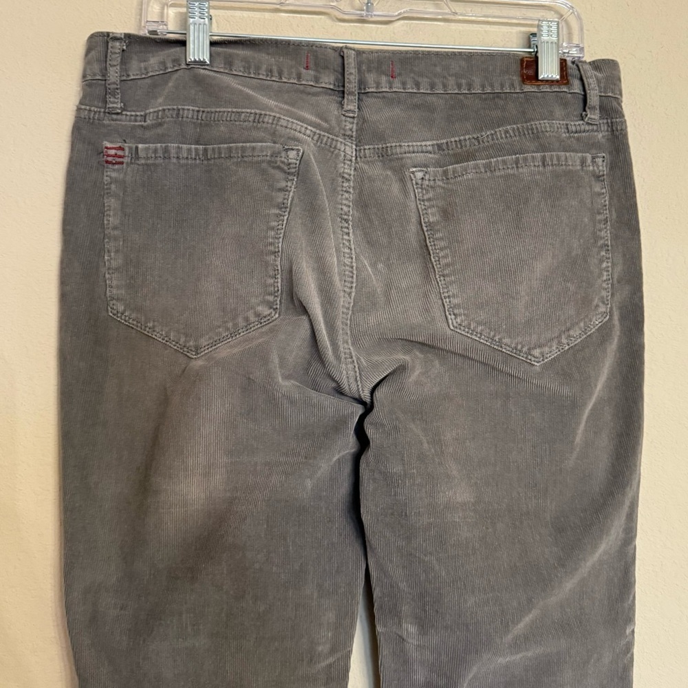 BDG Gray Corduroy Pants Size 31 Ankle Cigarette Stretch 34 x 29 Minimalist - Picture 9 of 16